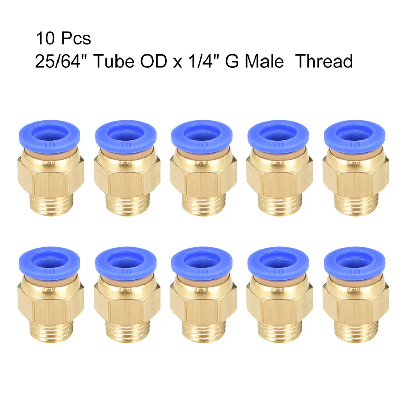 Male Straight Thread Push in Joint Pneumatic Fitting Quick Fitting