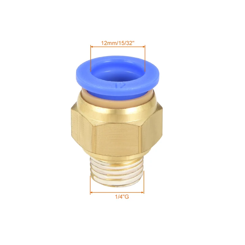 Male Straight Thread Push in Joint Pneumatic Fitting Quick Fitting