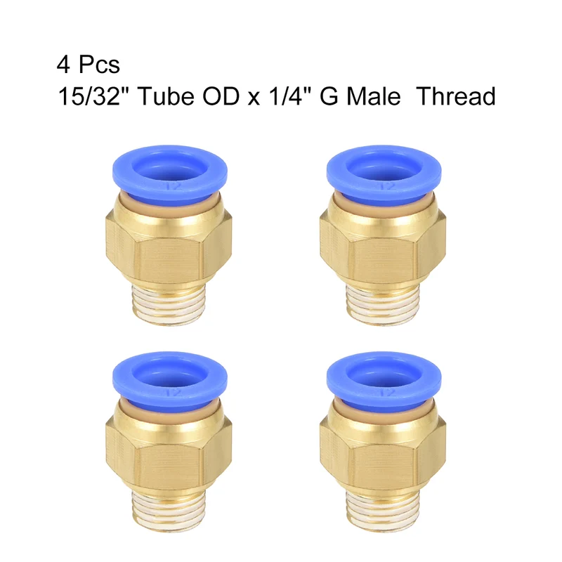 Male Straight Thread Push in Joint Pneumatic Fitting Quick Fitting