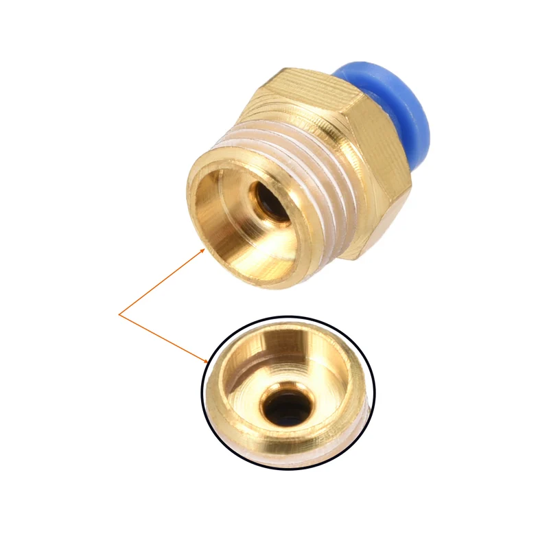 Male Straight Thread Push in Joint Pneumatic Fitting Quick Fitting
