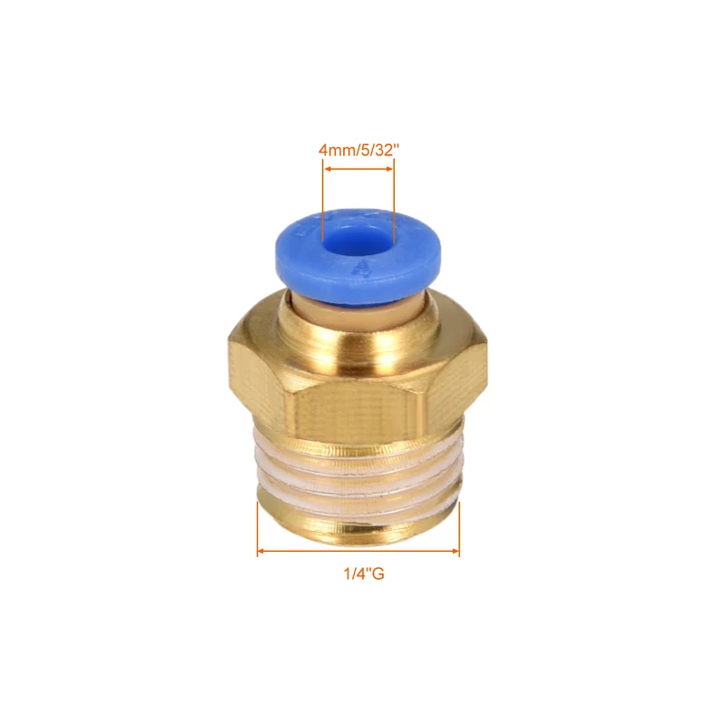 Male Straight Thread Push in Joint Pneumatic Fitting Quick Fitting