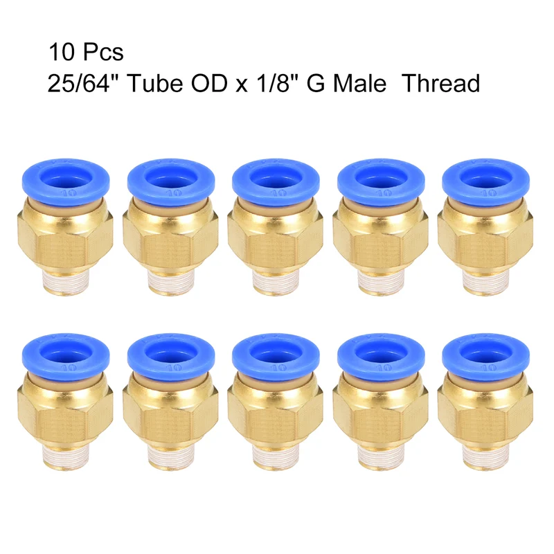 Male Straight Thread Push in Joint Pneumatic Connector Fitting Quick Fitting