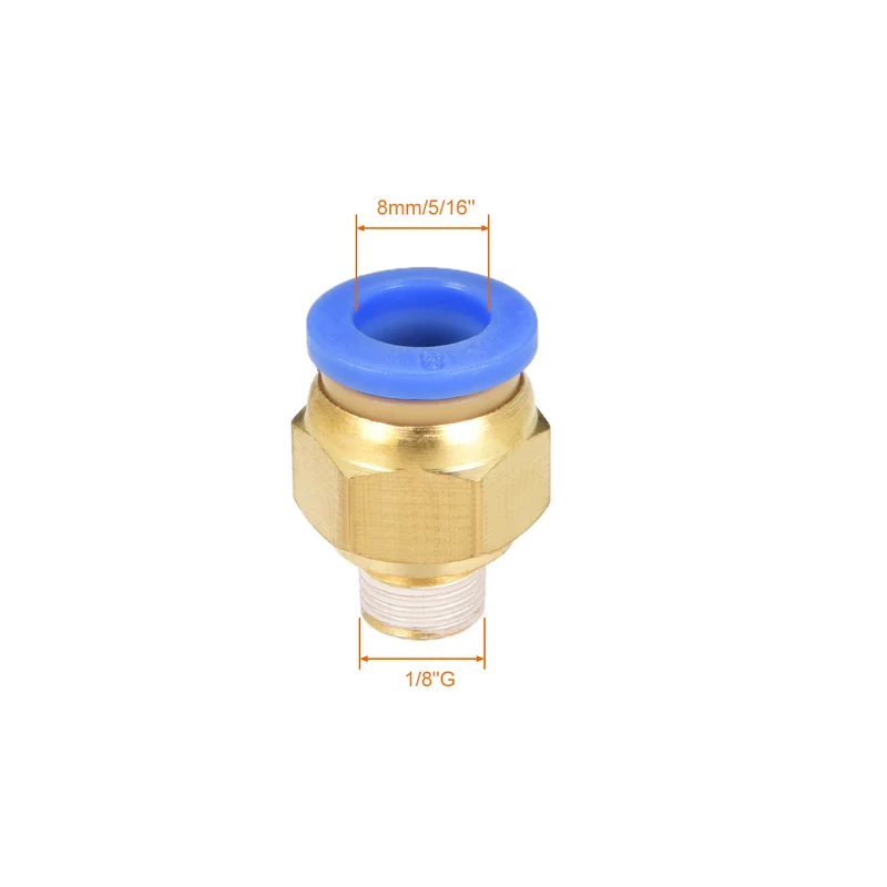Male Straight Thread Push in Joint Pneumatic Connector Fitting Quick Fitting