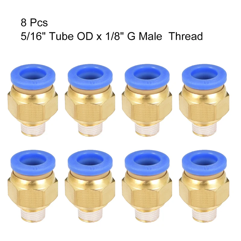 Male Straight Thread Push in Joint Pneumatic Connector Fitting Quick Fitting