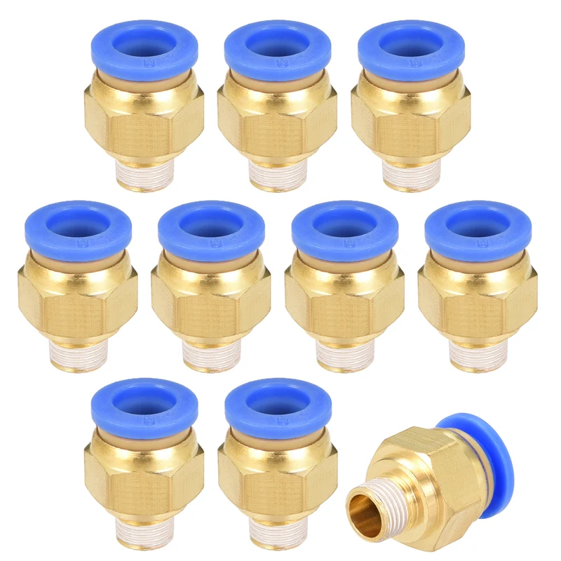Male Straight Thread Push in Joint Pneumatic Connector Fitting Quick Fitting