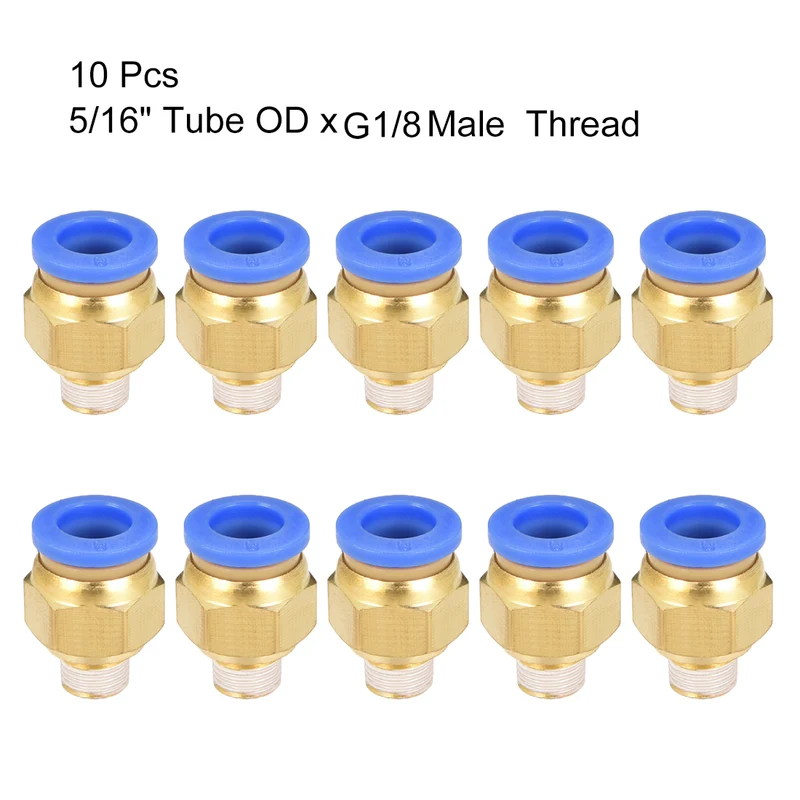 Male Straight Thread Push in Joint Pneumatic Connector Fitting Quick Fitting