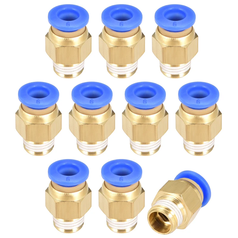 Male Straight Thread Push in Joint Pneumatic Connector Fitting Quick Fitting