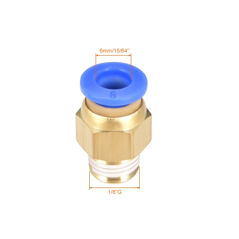 Male Straight Thread Push in Joint Pneumatic Connector Fitting Quick Fitting
