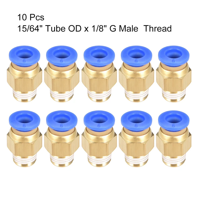 Male Straight Thread Push in Joint Pneumatic Connector Fitting Quick Fitting