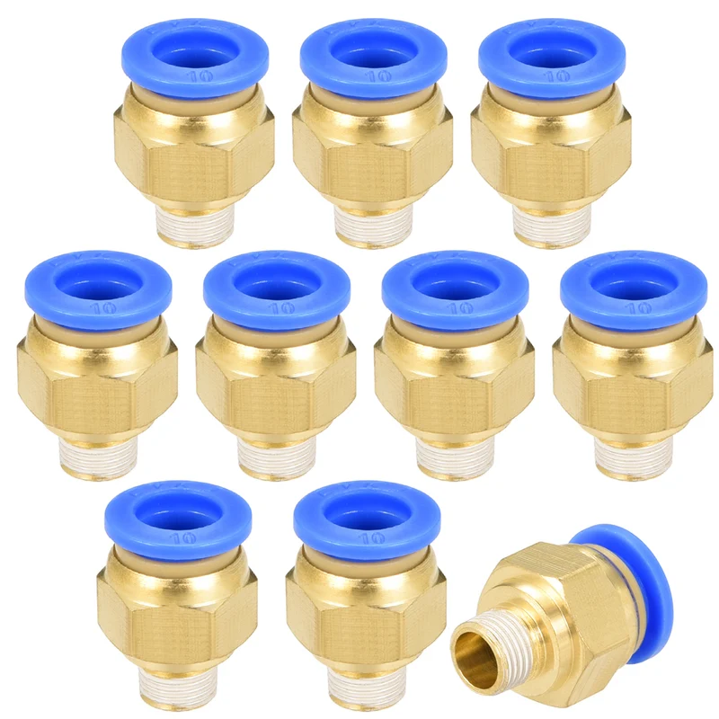 Male Straight Thread Push in Joint Pneumatic Connector Fitting Quick Fitting