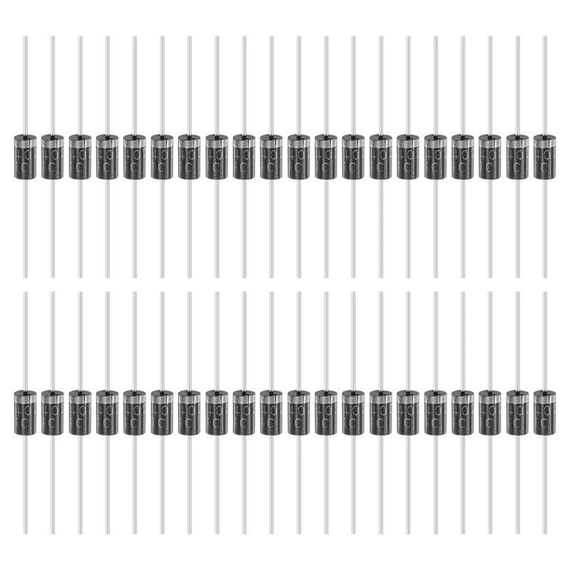 100 Pcs 1N5402 Rectifier Diode, 3A 200V DO-27 Electronic Silicon Diodes