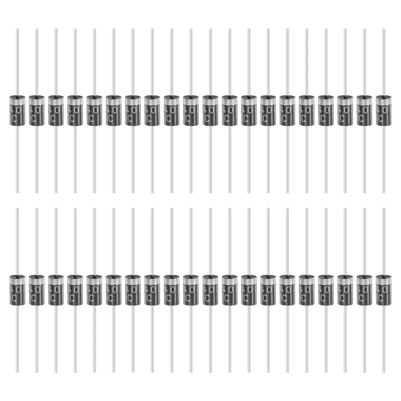 100 Pcs 1N5401 Rectifier Diode, 3A 100V DO-27 Electronic Silicon Diodes