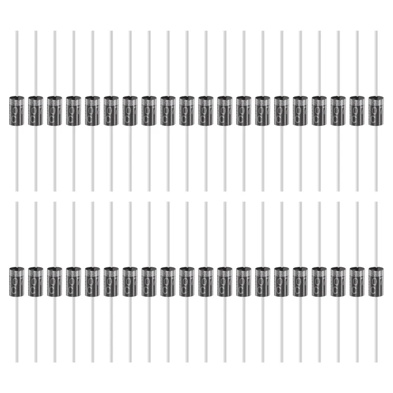 100 Pcs RL207 Rectifier Diode, 1.5A 1000V DO-15 Electronic Silicon Diodes