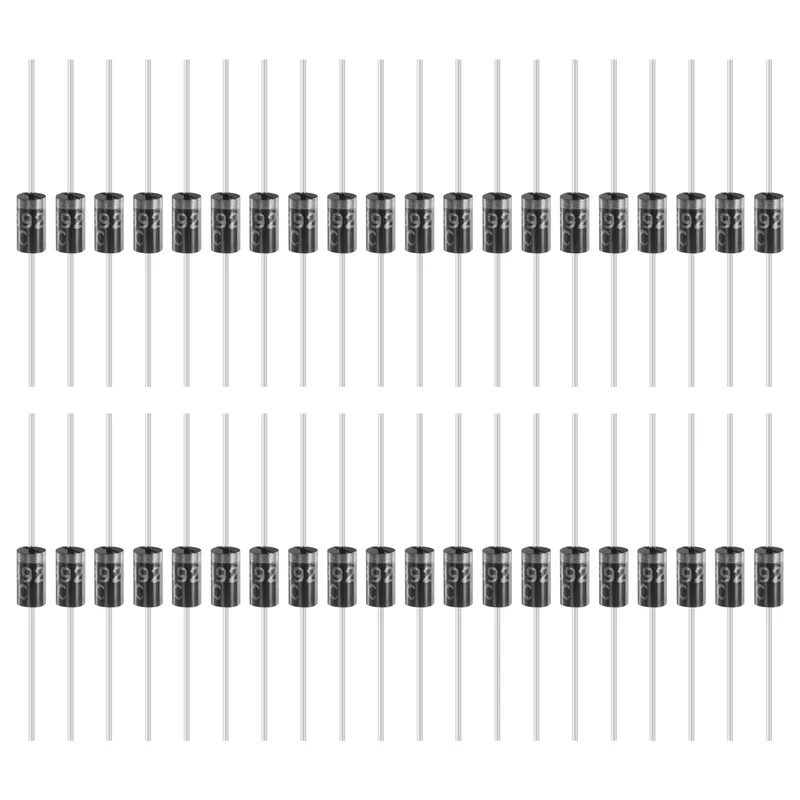 100 Pcs 1N5392 Rectifier Diode, 1.5A 100V DO-15 Electronic Silicon Diodes