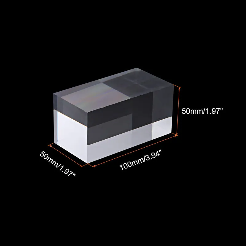 2" x 2" x 4" Jewelry Display Riser, Acrylic Cube Display Stand, Clear