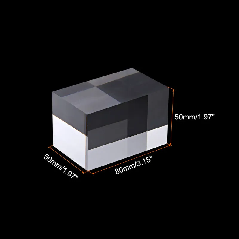 2" x 2" x 3" Jewelry Display Riser, Acrylic Cube Display Stand, Clear