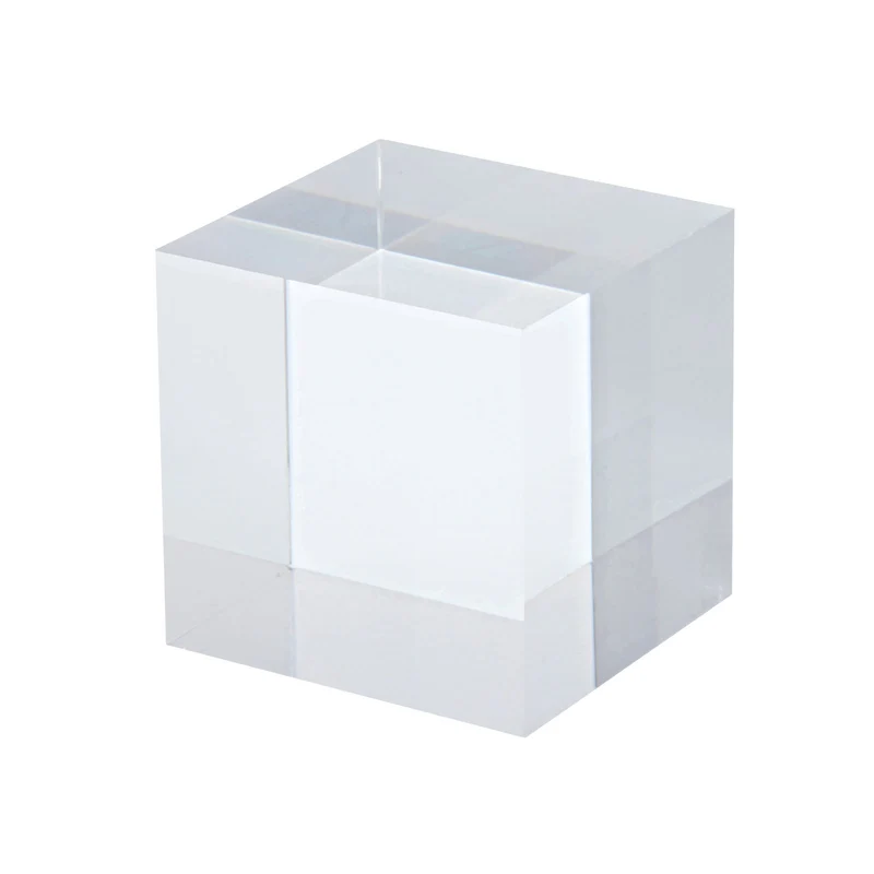 2" x 2" x 2" Jewelry Display Riser, Acrylic Cube Display Stand, Clear