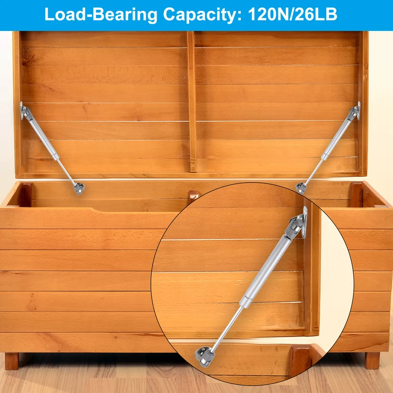 26LB/120N Gas Struts, 10.4 Inch Spring Shocks Lift Support for RV Overhead,2 Set