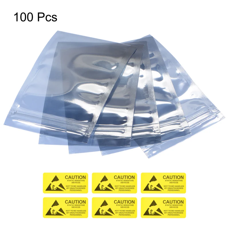 Anti Static Bags Shielding Bag Resealable with Labels