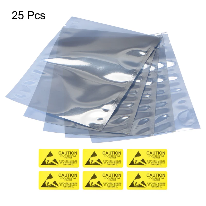 Anti Static Bags Shielding Bags Open Top with Labels