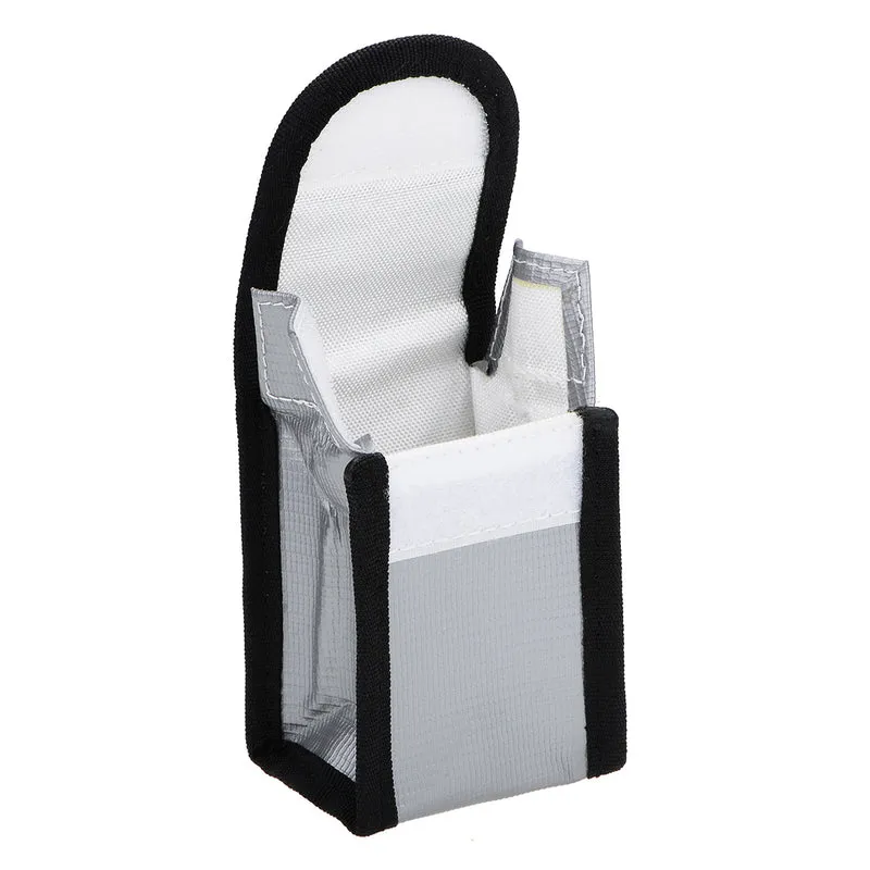 Fireproof Cloth Silver Tone Battery Protection Bag