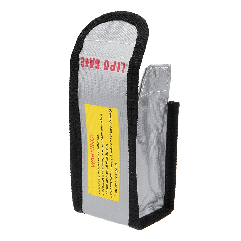 Fireproof Cloth Silver Tone Battery Protection Bag