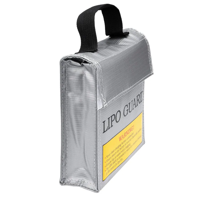 Fireproof Cloth Silver Tone Battery Protection Bag