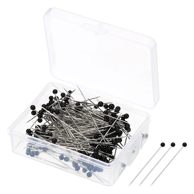 Sewing Pins Ball Glass Head Straight Quilting Pin for Dressmaker Decorations