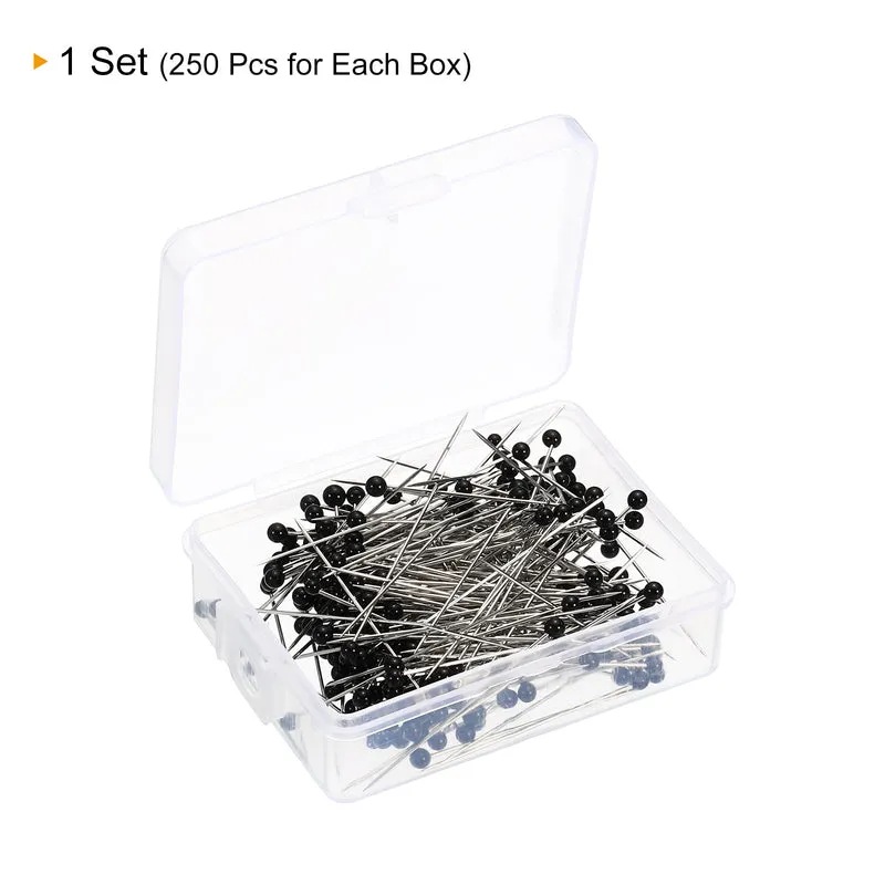 Sewing Pins Ball Glass Head Straight Quilting Pin for Dressmaker Decorations