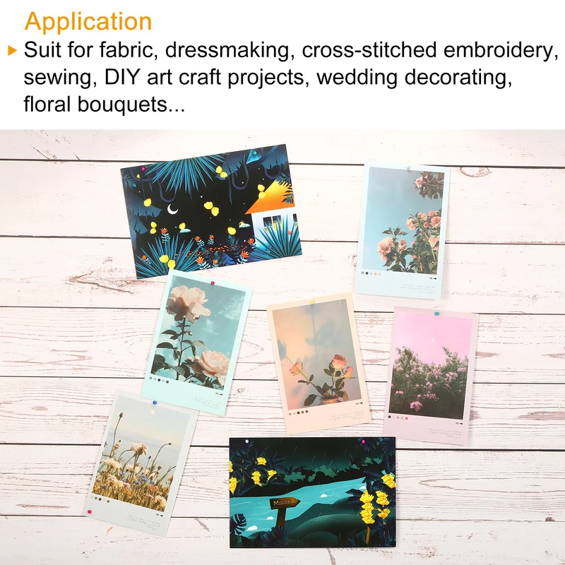 Sewing Pins Ball Glass Head Straight Quilting Pin for Dressmaker Decorations