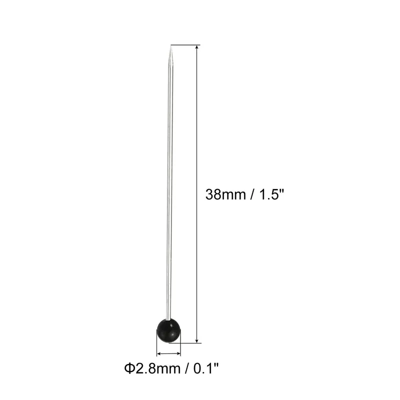 Sewing Pins Ball Glass Head Straight Quilting Pin for Dressmaker Decorations