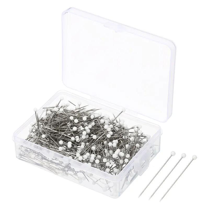 Sewing Pins Ball Glass Head Straight Quilting Pin for Dressmaker Decorations