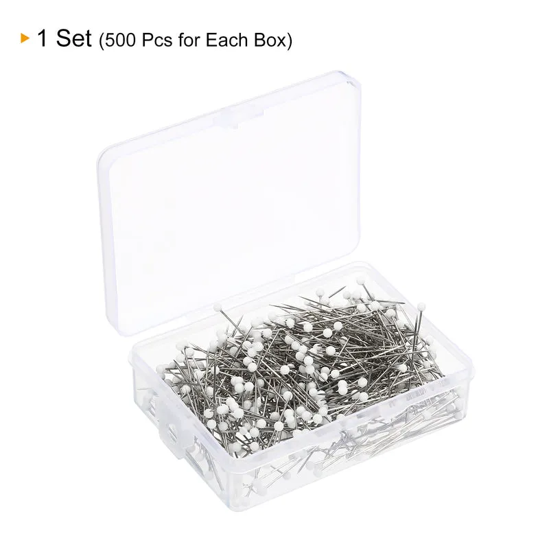 Sewing Pins Ball Glass Head Straight Quilting Pin for Dressmaker Decorations