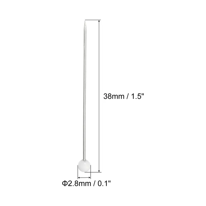 Sewing Pins Ball Glass Head Straight Quilting Pin for Dressmaker Decorations