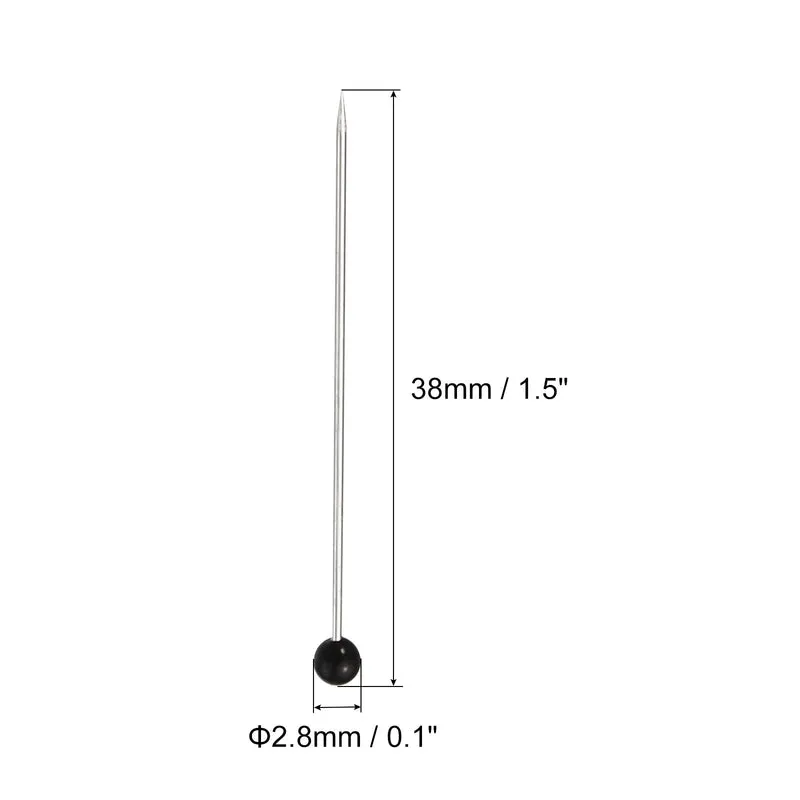 Sewing Pins Ball Glass Head Straight Quilting Pin for Dressmaker Decorations