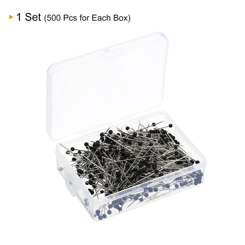 Sewing Pins Ball Glass Head Straight Quilting Pin for Dressmaker Decorations