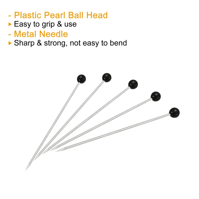 Sewing Pins Ball Glass Head Straight Quilting Pin for Dressmaker Decorations