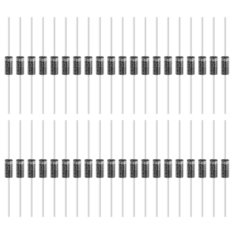 100 Pcs 1N4003 Rectifier Diode, 1A 200V DO-41 Electronic Silicon Diodes