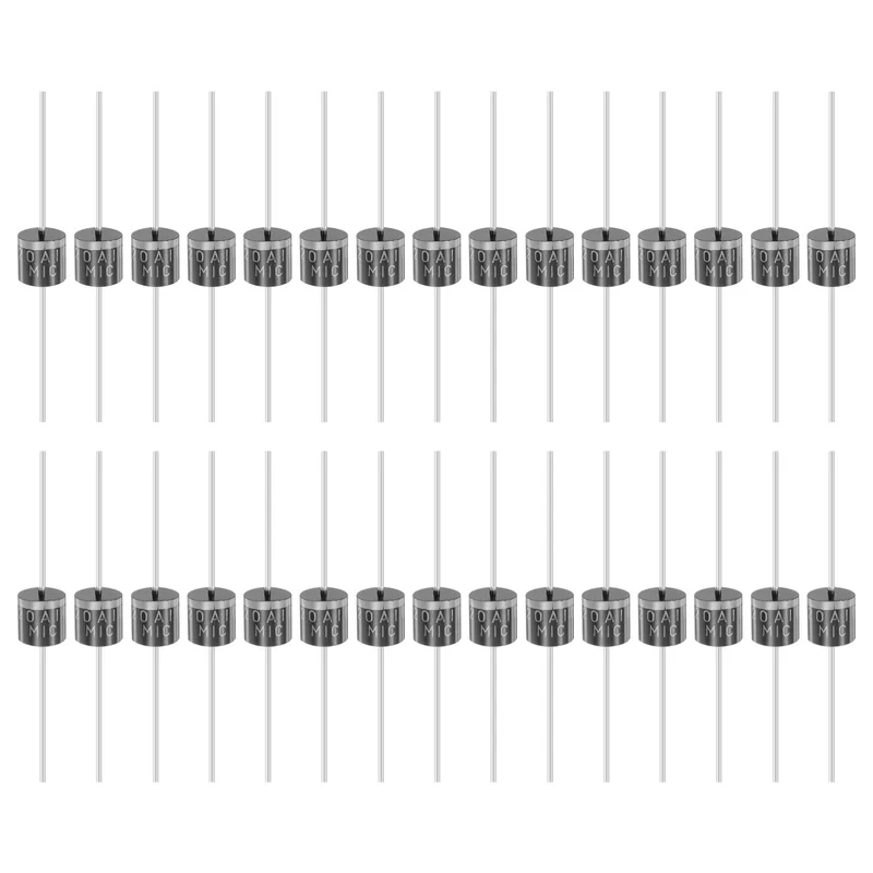 30 Pcs 20A10 Rectifier Diode, 10A 1000V R-6 Electronic Silicon Diodes