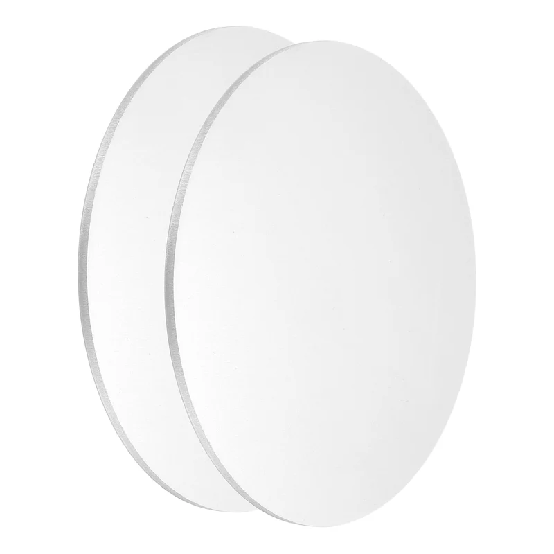 2Pcs Aluminum Disc 4"(100mm) Dia 0.12"(3mm) Thick Round 5052 Aluminum Sheets