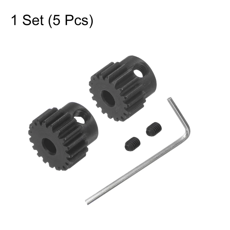 48P Hardened Pinion Motor Gear Set 17T 18T 1/8 Inch RC Motor Shaft