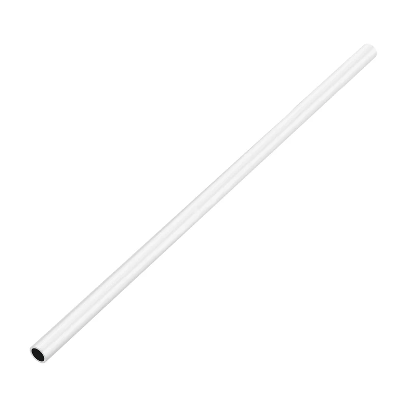 6063 Aluminum Tubing Round Tube 8mm ODx6mm ID 13"Metal Straight Pipe Silver
