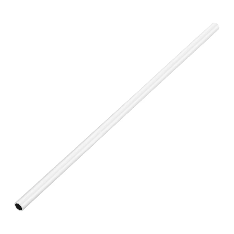 6063 Aluminum Tubing Round Tube 5mm ODx4mm ID 13"Metal Straight Pipe Silver