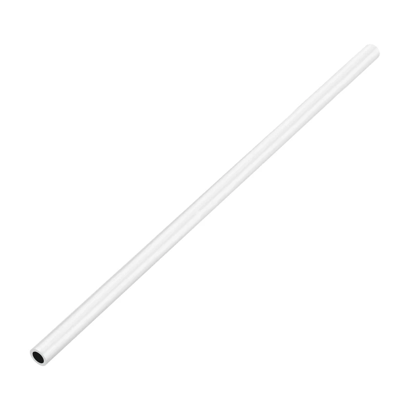 6063 Aluminum Tubing Round Tube 8mm ODx3mm ID 13"Metal Straight Pipe Silver