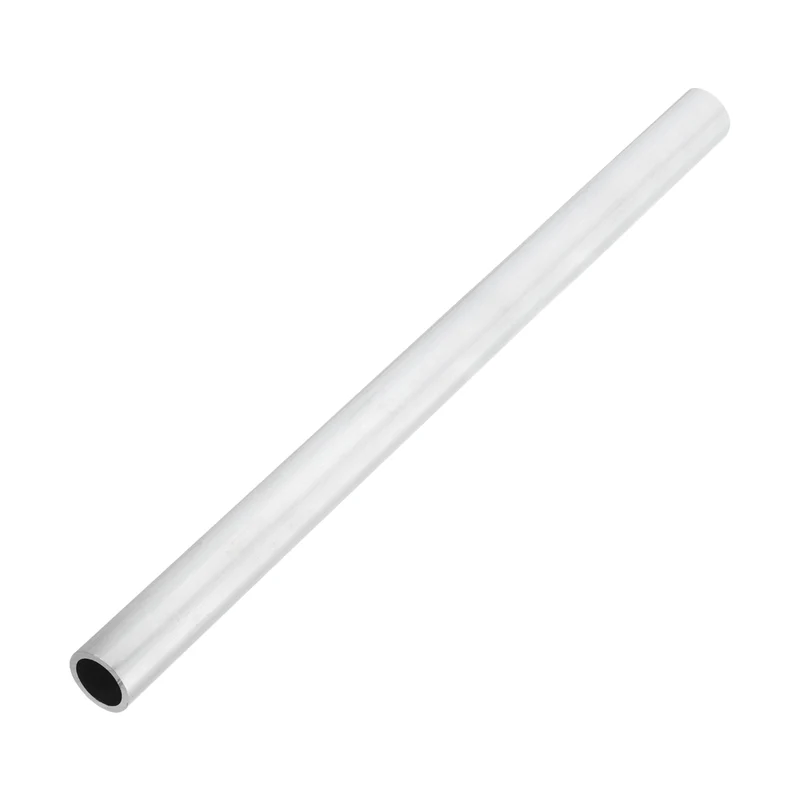 6063 Aluminum Tubing Round Tube 27mm ODx21mm ID Metal Straight Pipe Silver