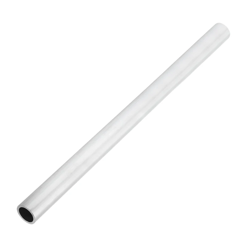 6063 Aluminum Tubing Round Tube 25mm ODx21mm ID Metal Straight Pipe Silver