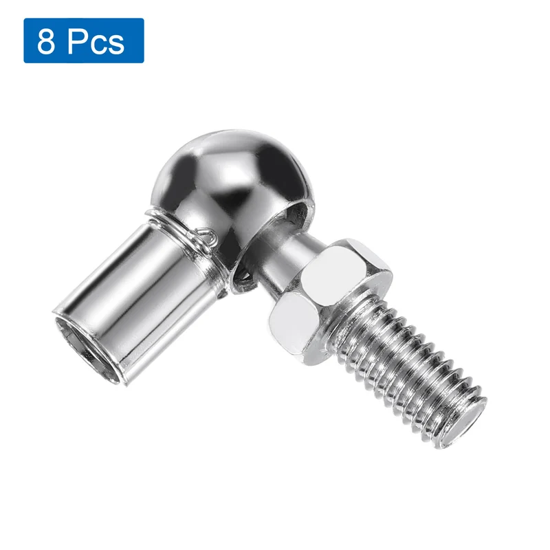 8 Pack Gas Spring Strut M8x1.25 Joint Female Threaded Connectors Steel