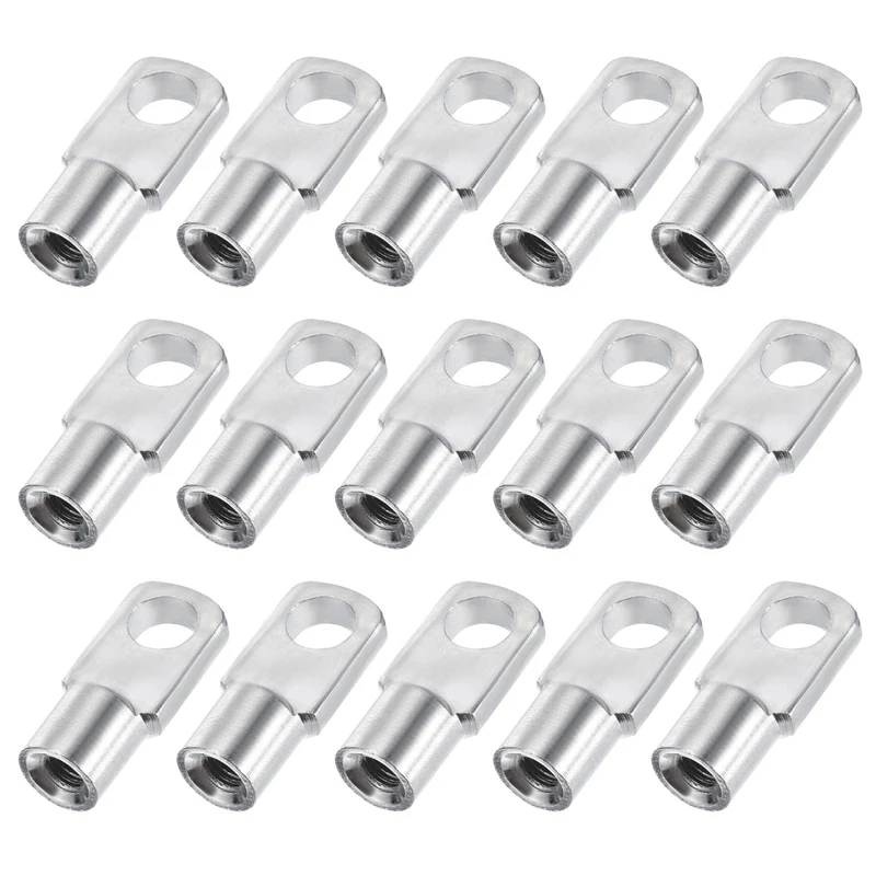 15Pcs Gas Spring Strut M6x11mm Fitting Female Threaded Connectors Steel Silver