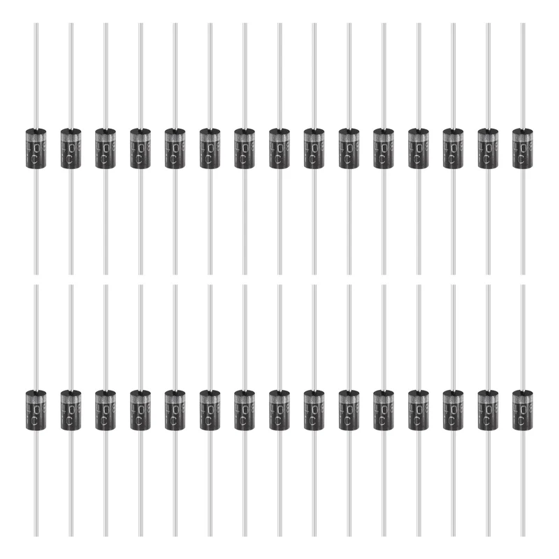 30 Pcs 1N5408 Rectifier Diode, 3A 1000V DO-27 Electronic Silicon Diodes