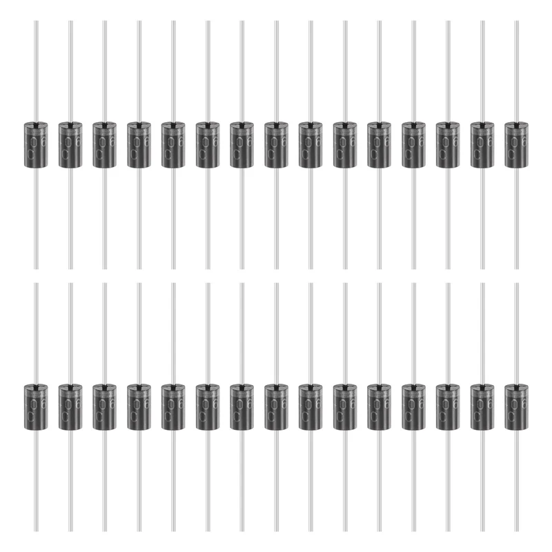 30 Pcs 1N5406 Rectifier Diode, 3A 600V DO-27 Electronic Silicon Diodes